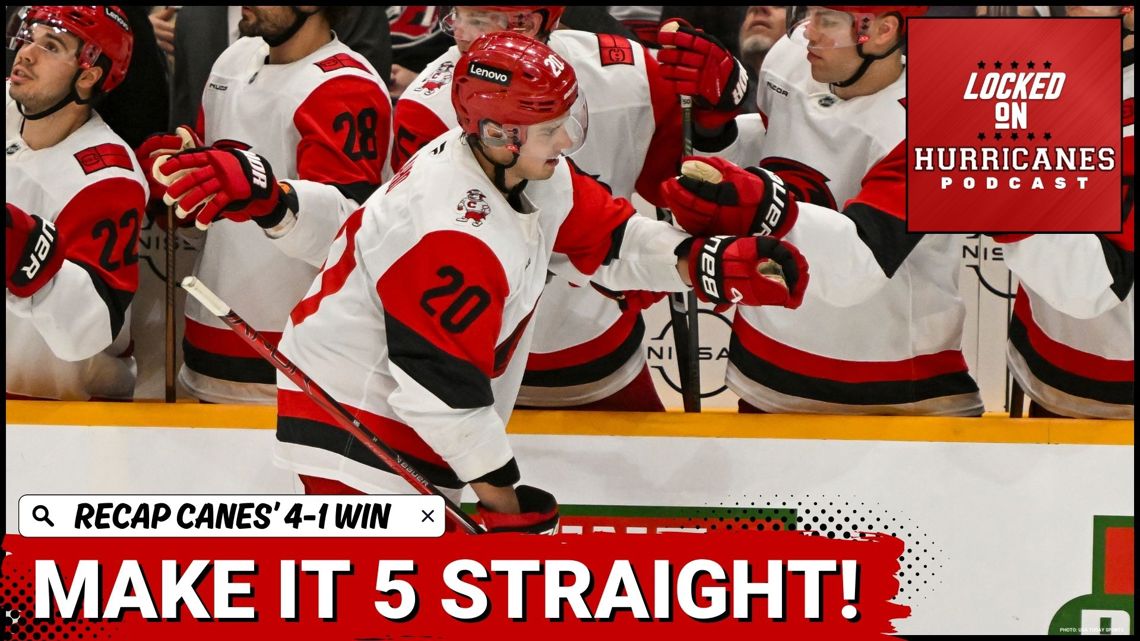TOOK CARE OF BUSINESS! Carolina Hurricanes Win 5th Straight Game