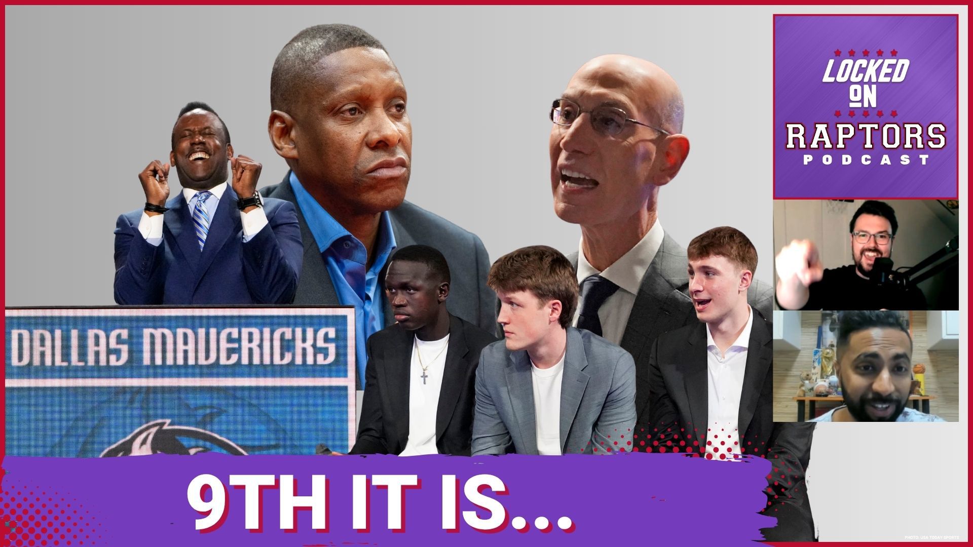 The Toronto Raptors will select 9th in the NBA Draft after lottery night did not go super well -- unless of course you're the stupid Dallas Mavericks.