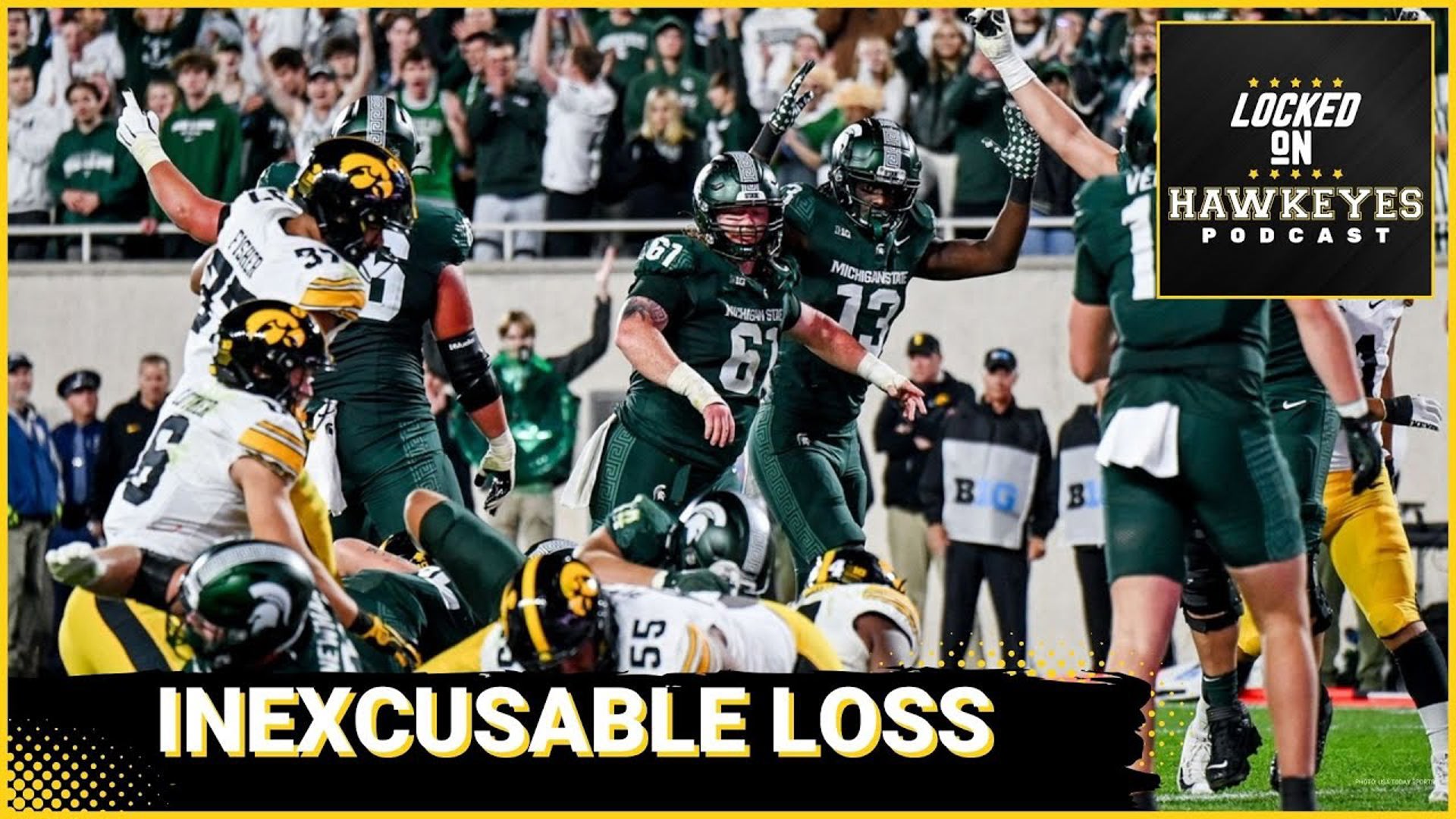 Iowa Football Embarrassed at Michigan State