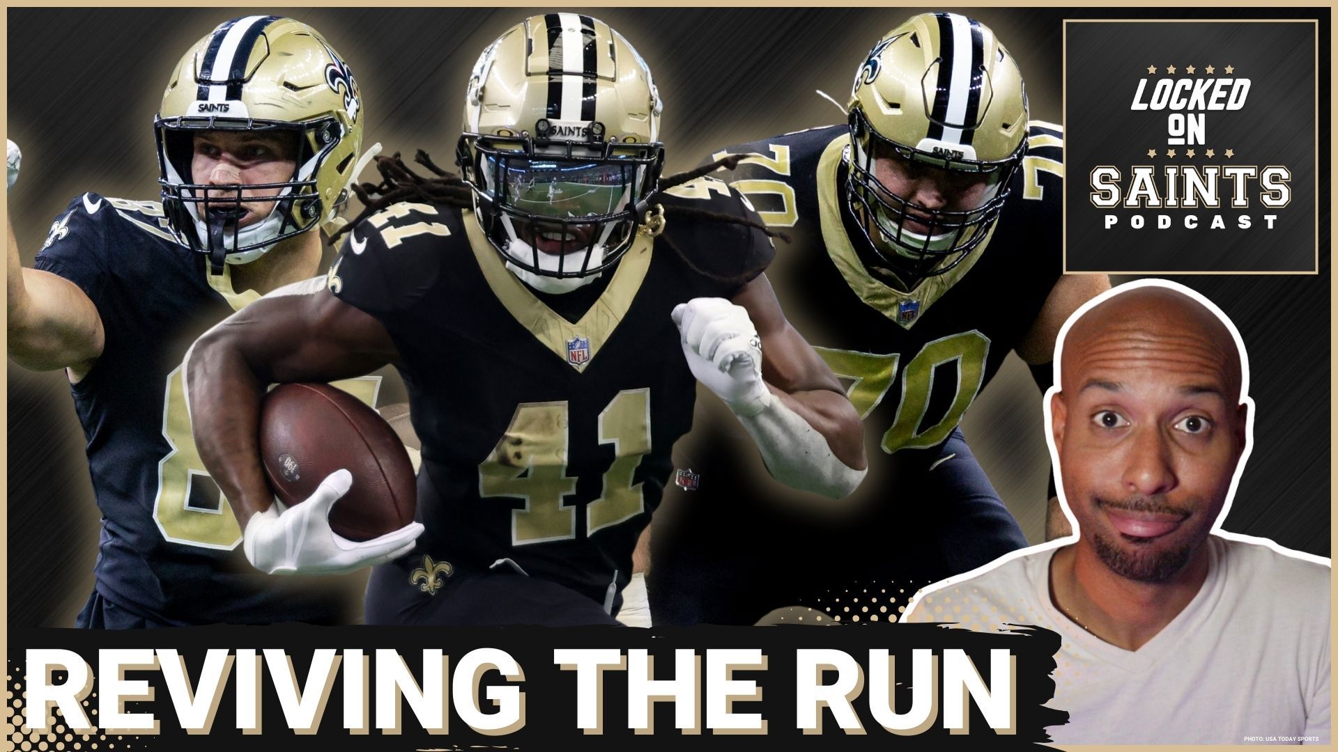 The New Orleans Saints, Klint Kubiak and Alvin Kamara were shut down in the run game by the Philadelphia Eagles.