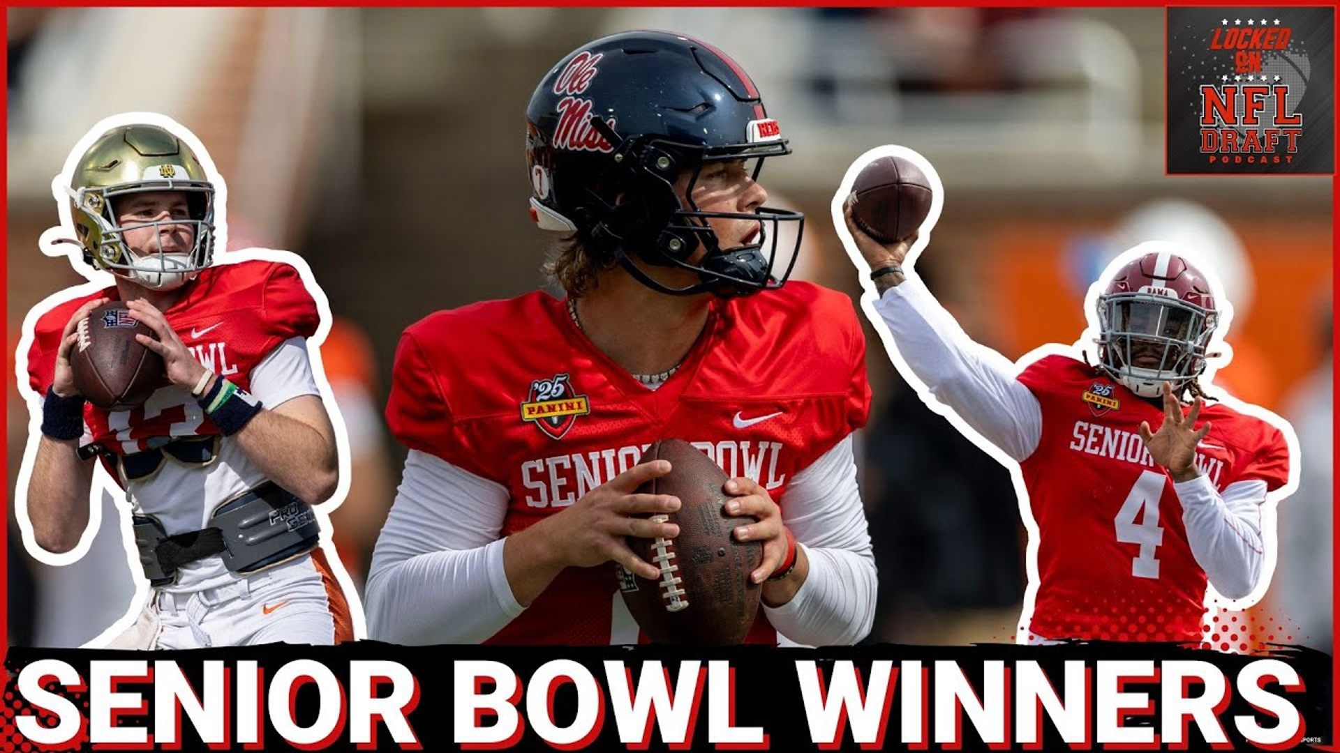Did QBs Jaxson Dart & Jalen Milroe improve their 2025 NFL Draft stocks at the Senior Bowl