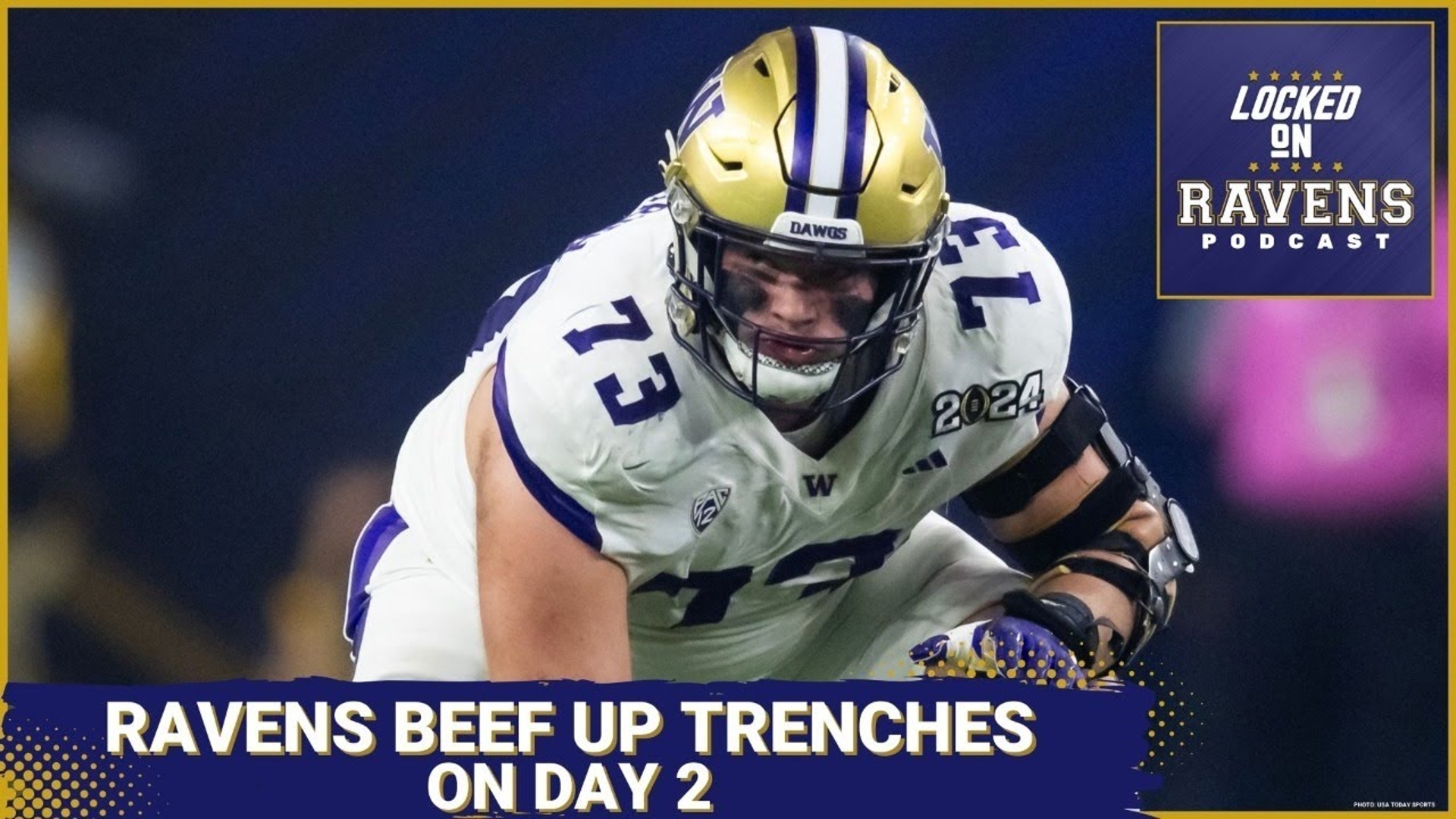 Baltimore Ravens BEEF up trenches, pick OT Roger Rosengarten, EDGE