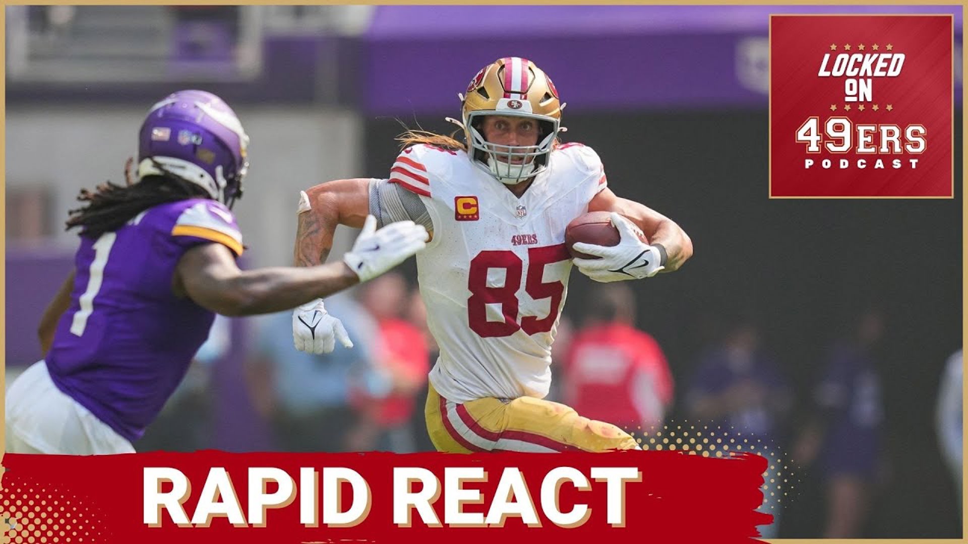 The curse continues for the San Francisco 49ers on the road at the Minnesota Vikings, a place they haven't won since 1992.