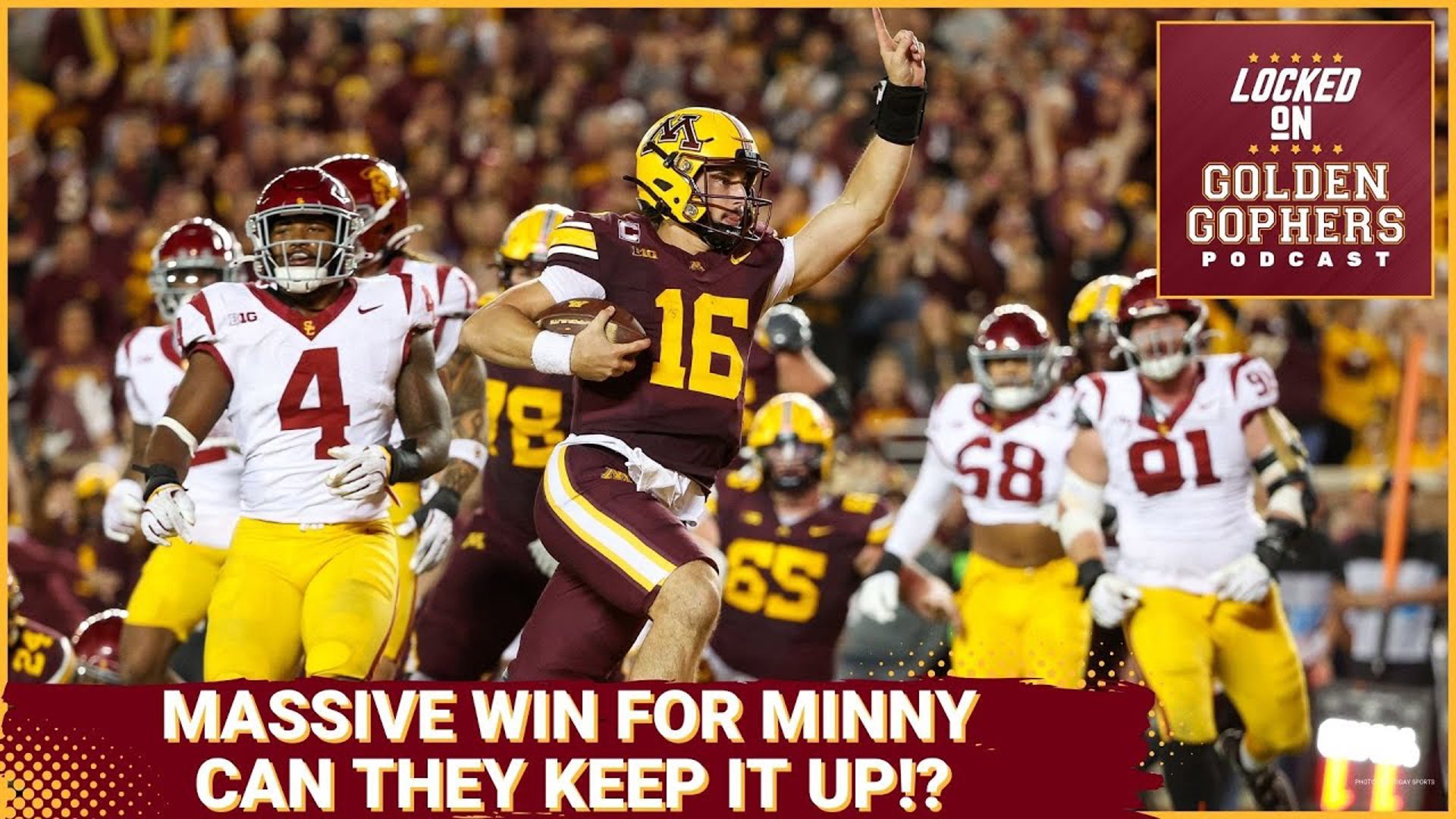 On today's Locked On Golden Gophers, host Kane Rob, former collegiate football video coordinator, dives into a recap of the Minnesota Gophers Week 6 UPSET vs the USC