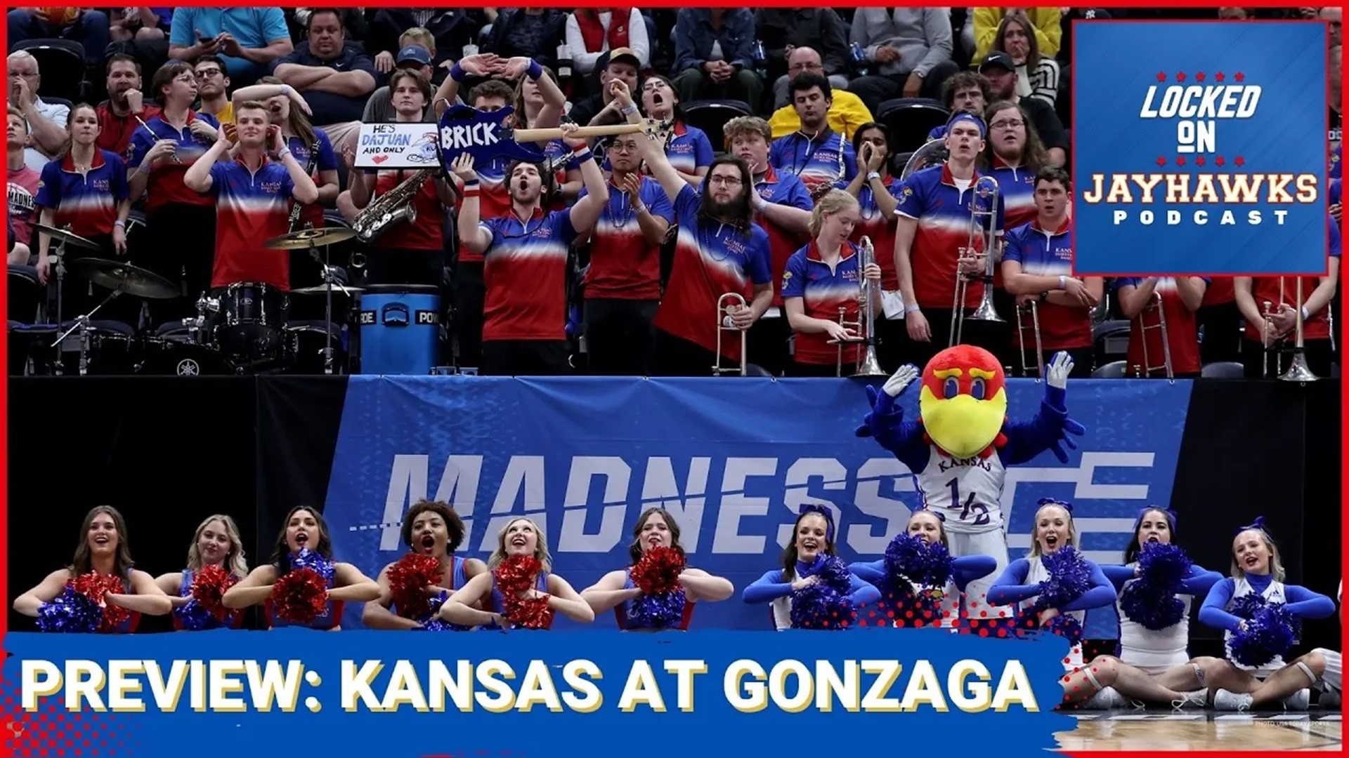 Kansas Jayhawks Basketball Faces Gonzaga Bulldogs with a Spot in the