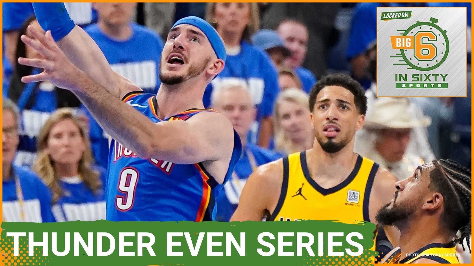 The Thunder beat the Pacers in Game 2 to even the series in the NBA Finals. The Grizzlies lose Zach Edey for the start of next season.