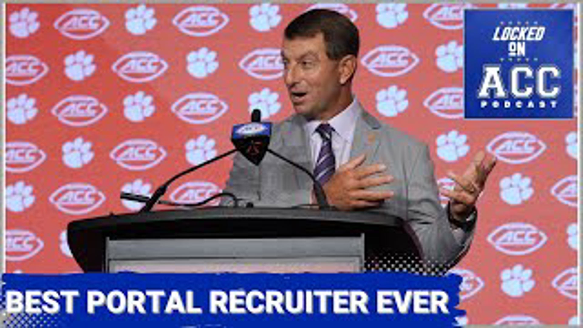 Clemson Tigers Head Coach Dabo Swinney made some headlines in Day Four of the ACC Kickoff Media Days. Dabo went into detail on his transfer portal philosophy.