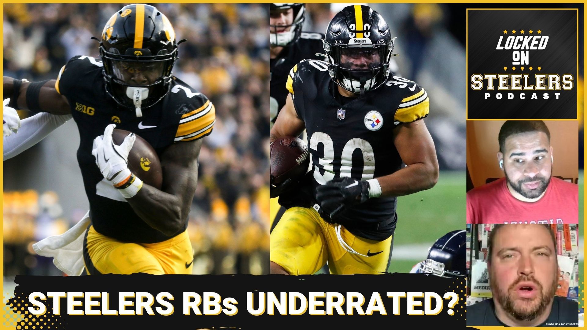 The Steelers got their first look at running back Kaleb Johnson during rookie camp, and Christopher Carter and Saln Saunders think he could be an underrated weapon.