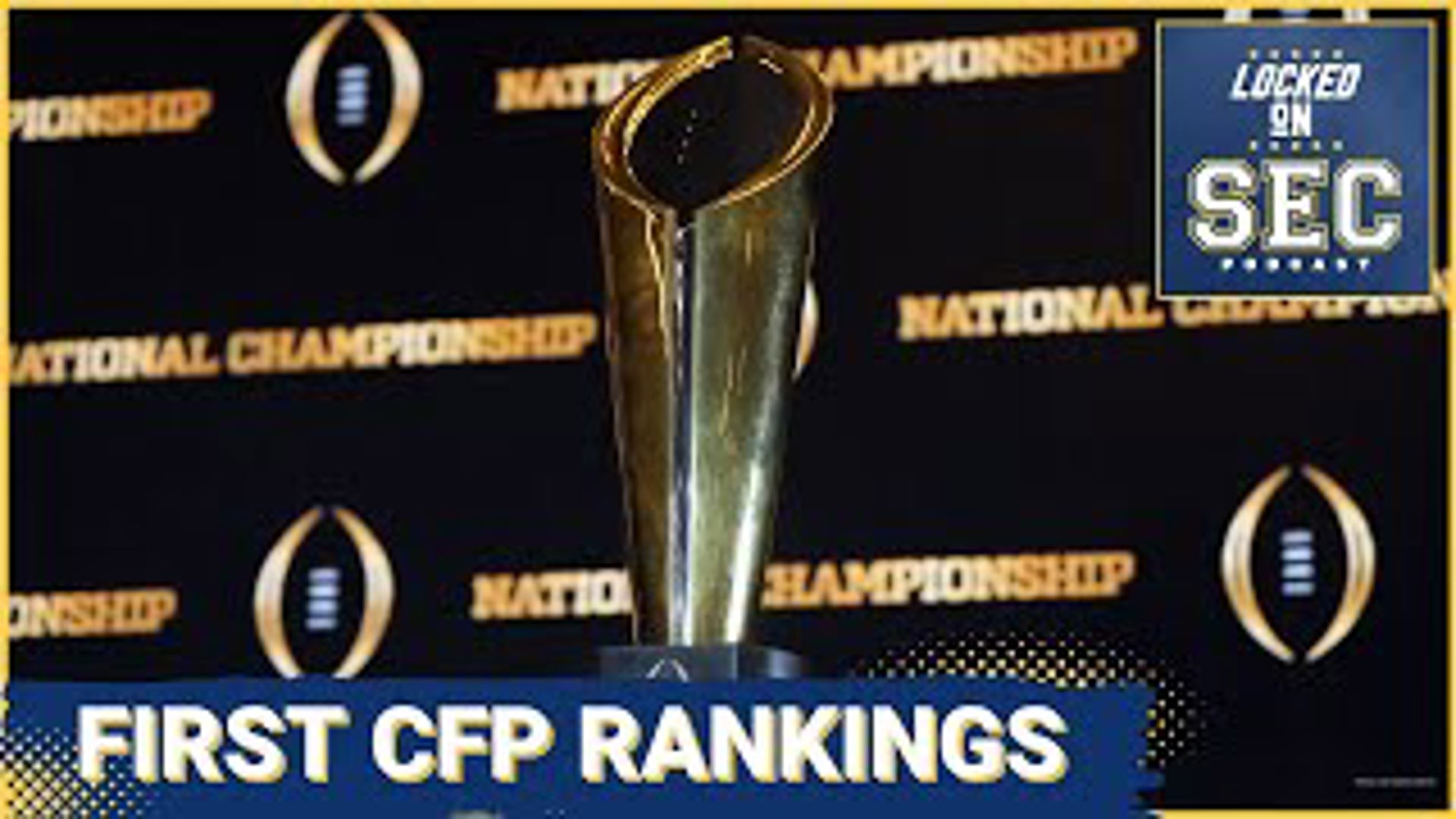 On today's show, we got the first batch of the College Football Playoff Rankings, and the Georgia Bulldogs face a pivotal moment in college football.