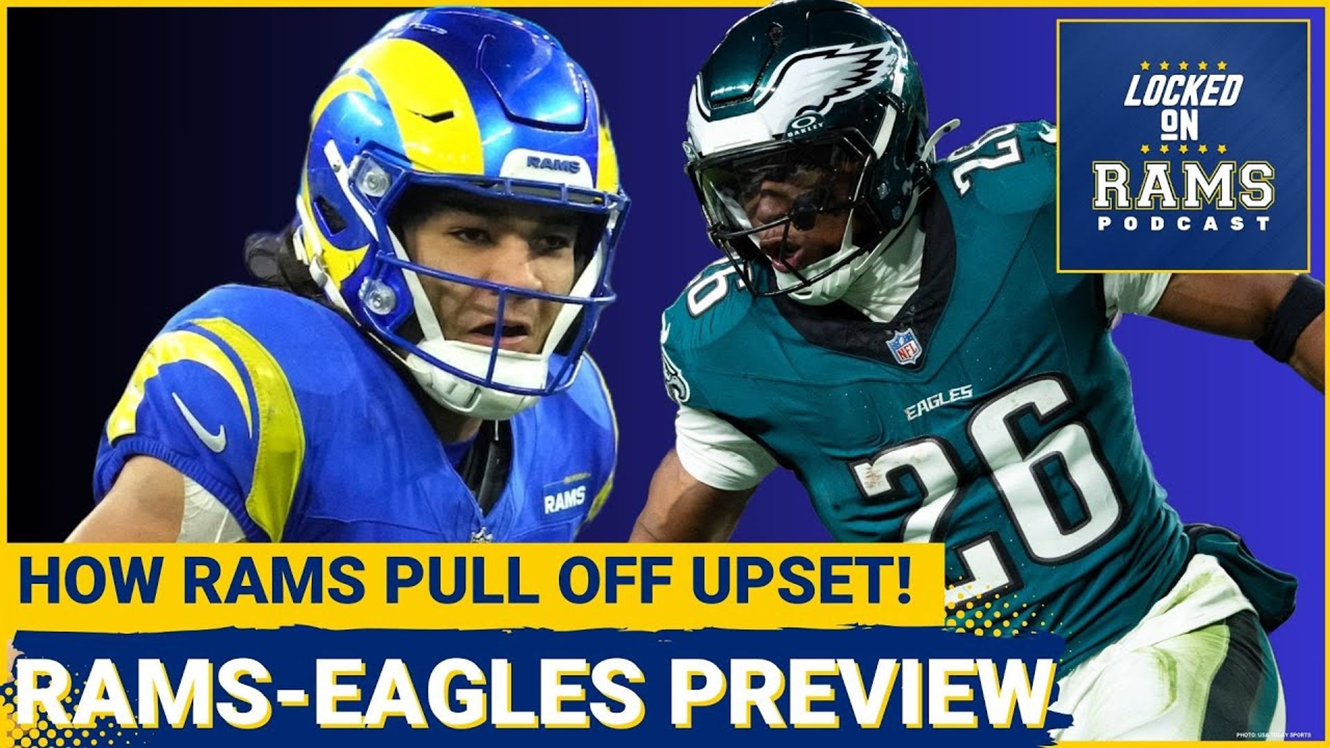 Travis and Locked on Eagles host Louie DiBiase preview the Rams division round matchup with the Eagles. Plus, how the Rams can pull off the upset!