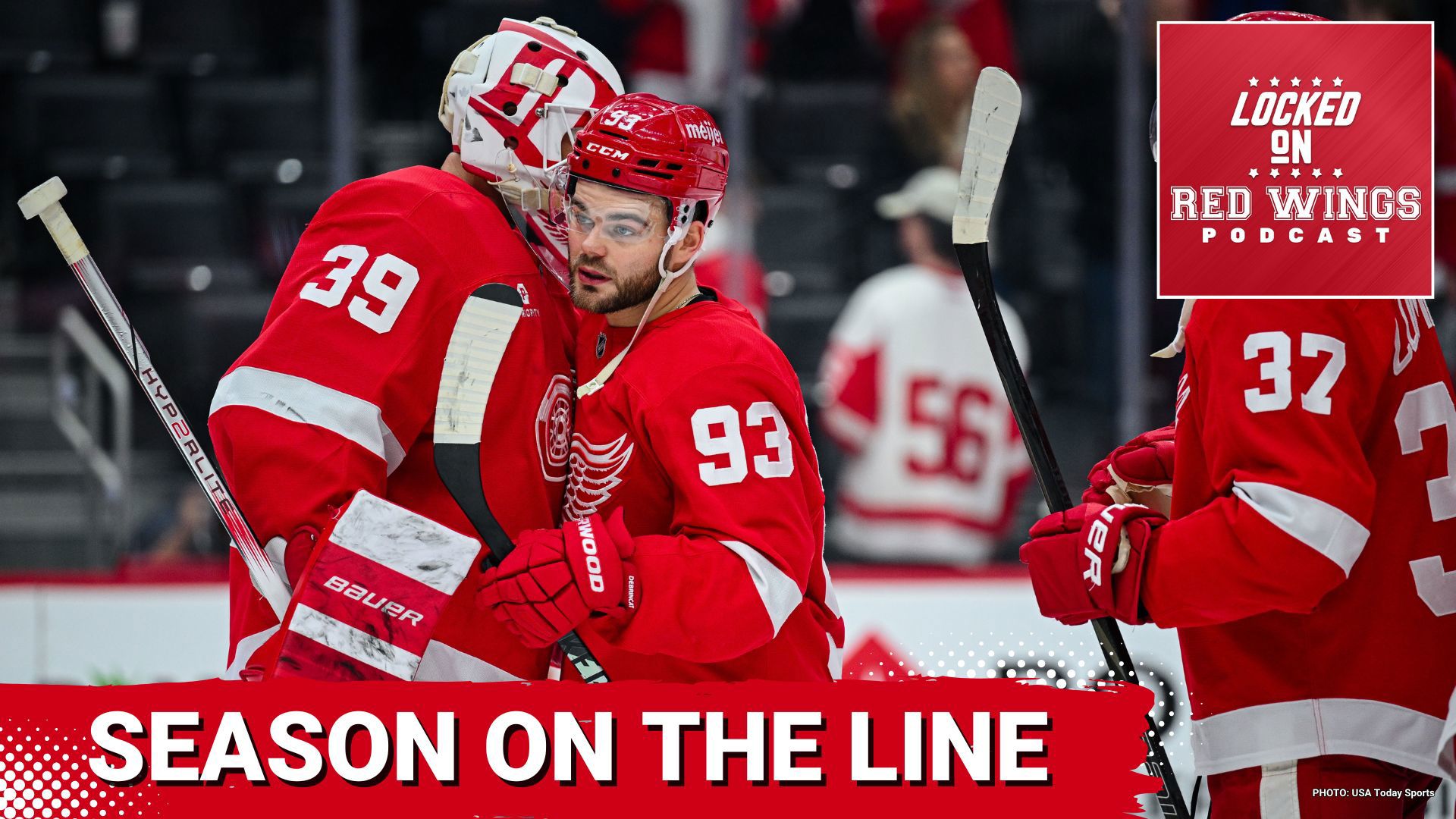 Today we discuss the Detroit Red Wings season hanging in the hands of the game against the Montreal Canadiens on Tuesday night.