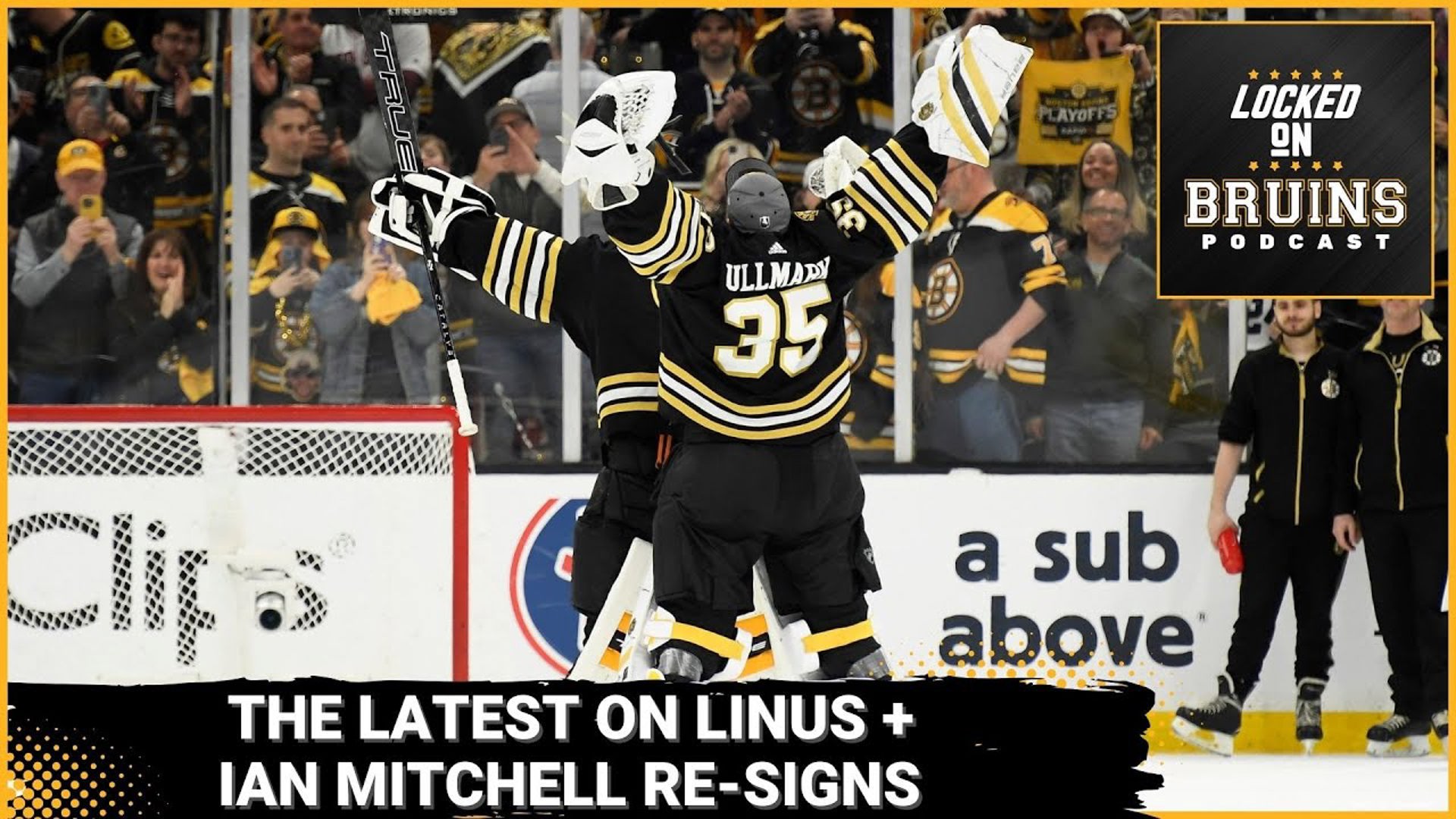 Latest on Linus Ullmark + Bruins Re-Sign Ian Mitchell + STANLEY CUP FINAL GAME 7!