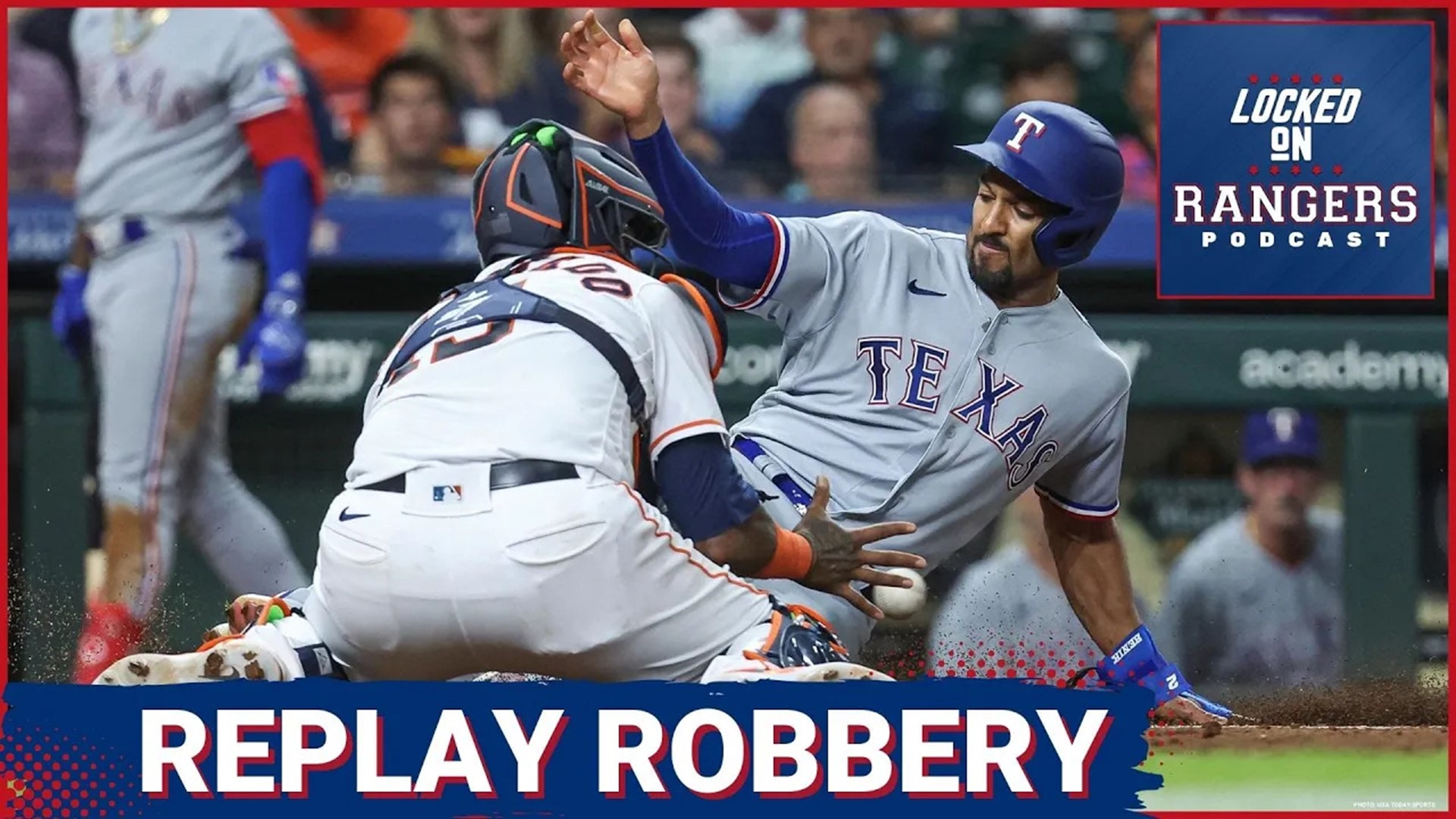 The Texas Rangers lost to the Houston Astros in another one-run game as another replay review went against Texas as Marcus Semien was ruled safe then out