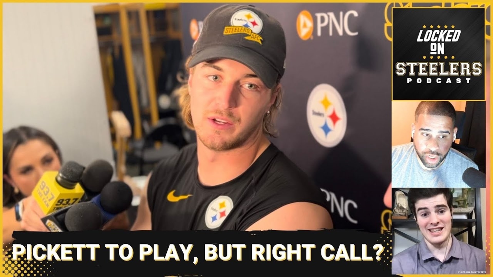 Pittsburgh Steelers quarterback Kenny Pickett said Wednesday he was healthy enough to play against the Baltimore Ravens.