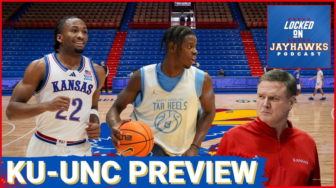 SHOWDOWN: Kansas Faces North Carolina's JUMBO Lineup | Jayhawks at Tar Heels PREVIEW