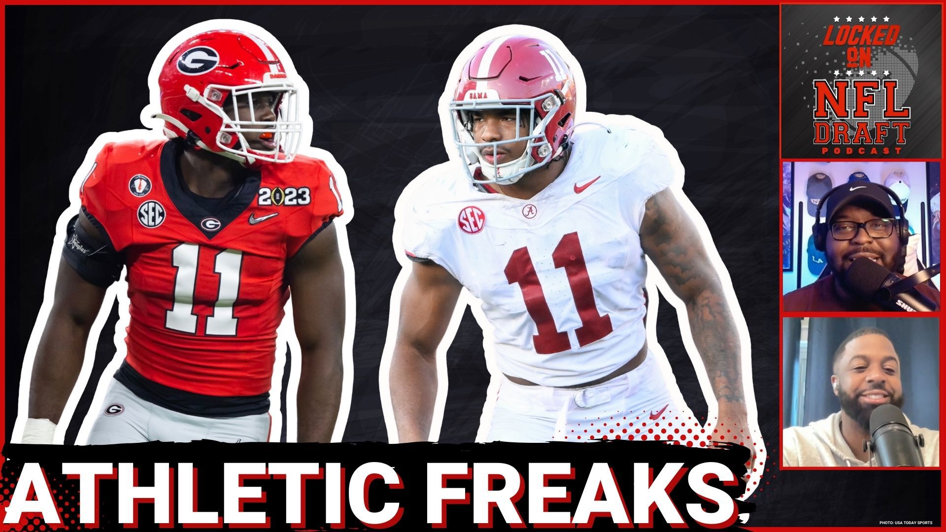 Jalon Walker & Jihaad Campbell are the prospects to watch during LB workouts. DP & Keith discuss what they expect from two of the best in the class.