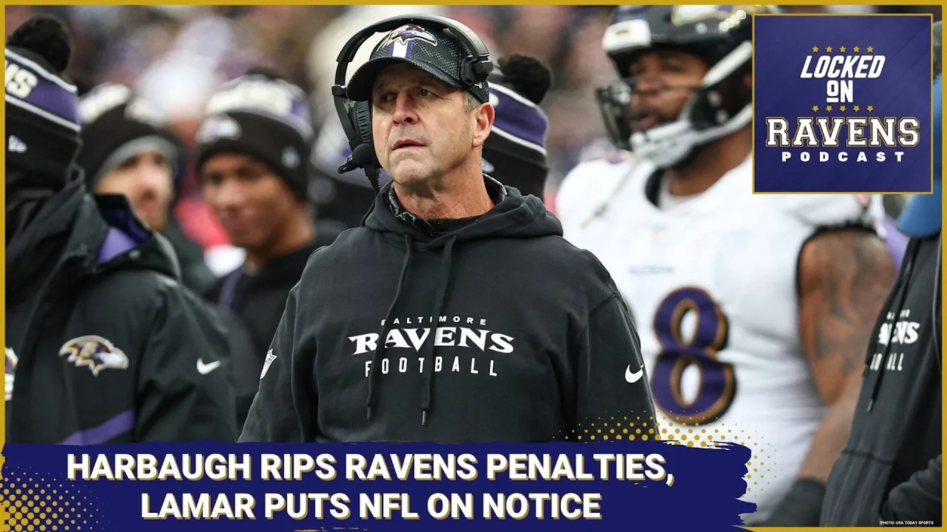 John Harbaugh rips Baltimore Ravens for penalties, Lamar Jackson's