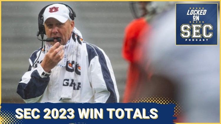 SEC Over-Under Win Totals for 2023, Which Teams are Locks to Go Over or Under, Auburn Expectations