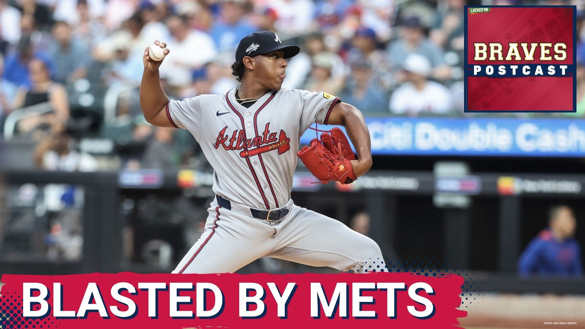 The Atlanta Braves watched young Didier Fuentes get shelled by the New York Mets in Citi Field for New York's first win in six tries this season against Atlanta.