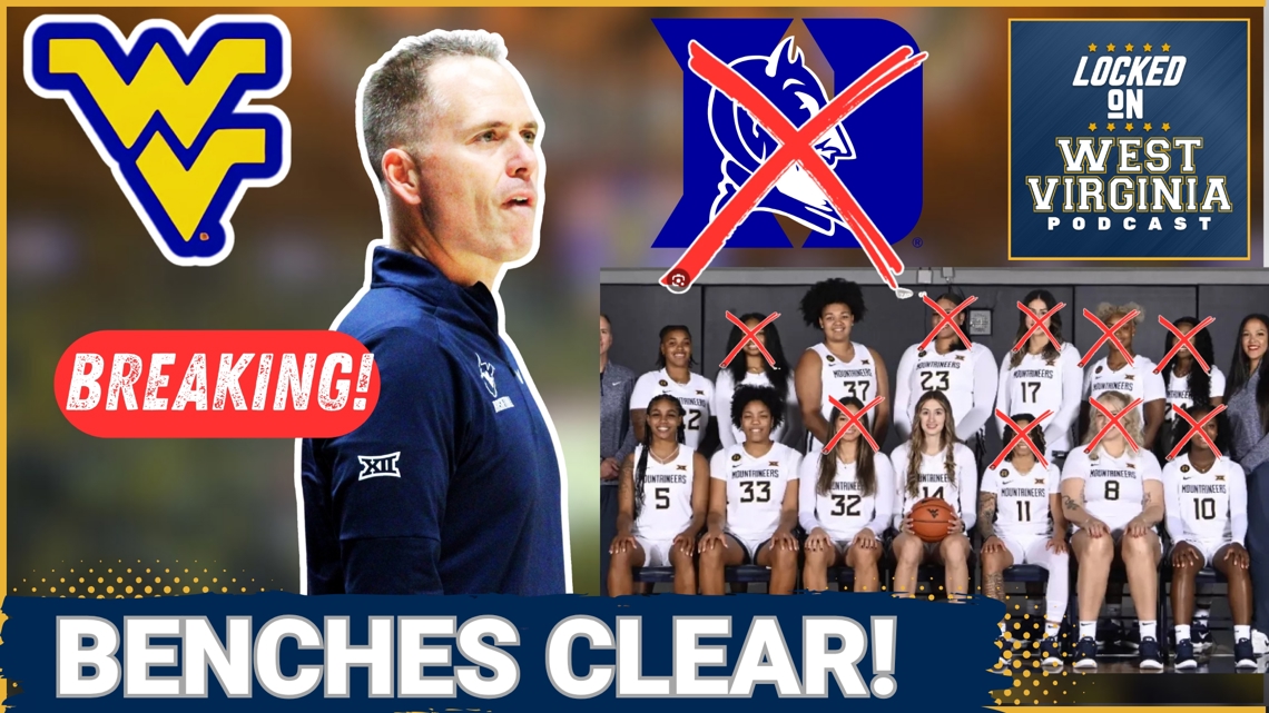 West Virginia PUNISHES RANKED Duke Basketball with ONLY FIVE PLAYERS!!!!!