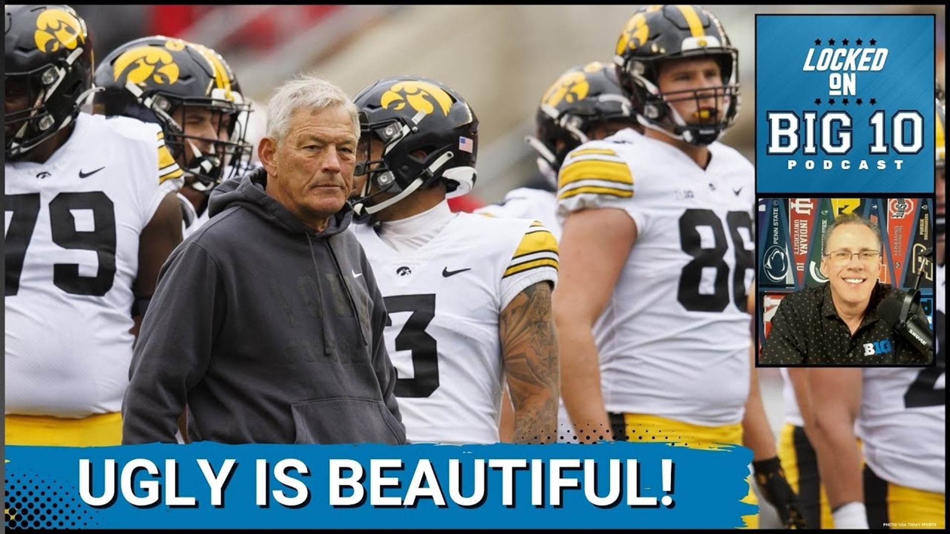 The Iowa Hawkeyes are (6-1) after an ugly but satisfactory road win over the Wisconsin Badgers.  Iowa football is what it is.