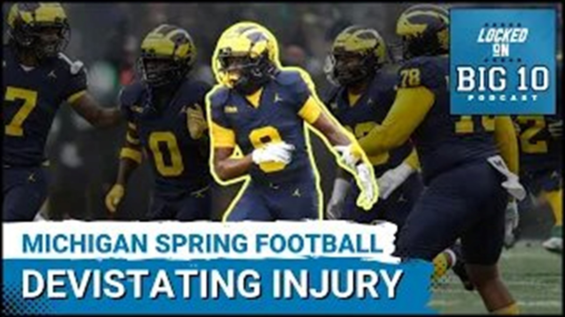 The Michigan football team suffered an awful injury when starting safety Rod Moore went down on a non-contact drill over the weekend during spring football.