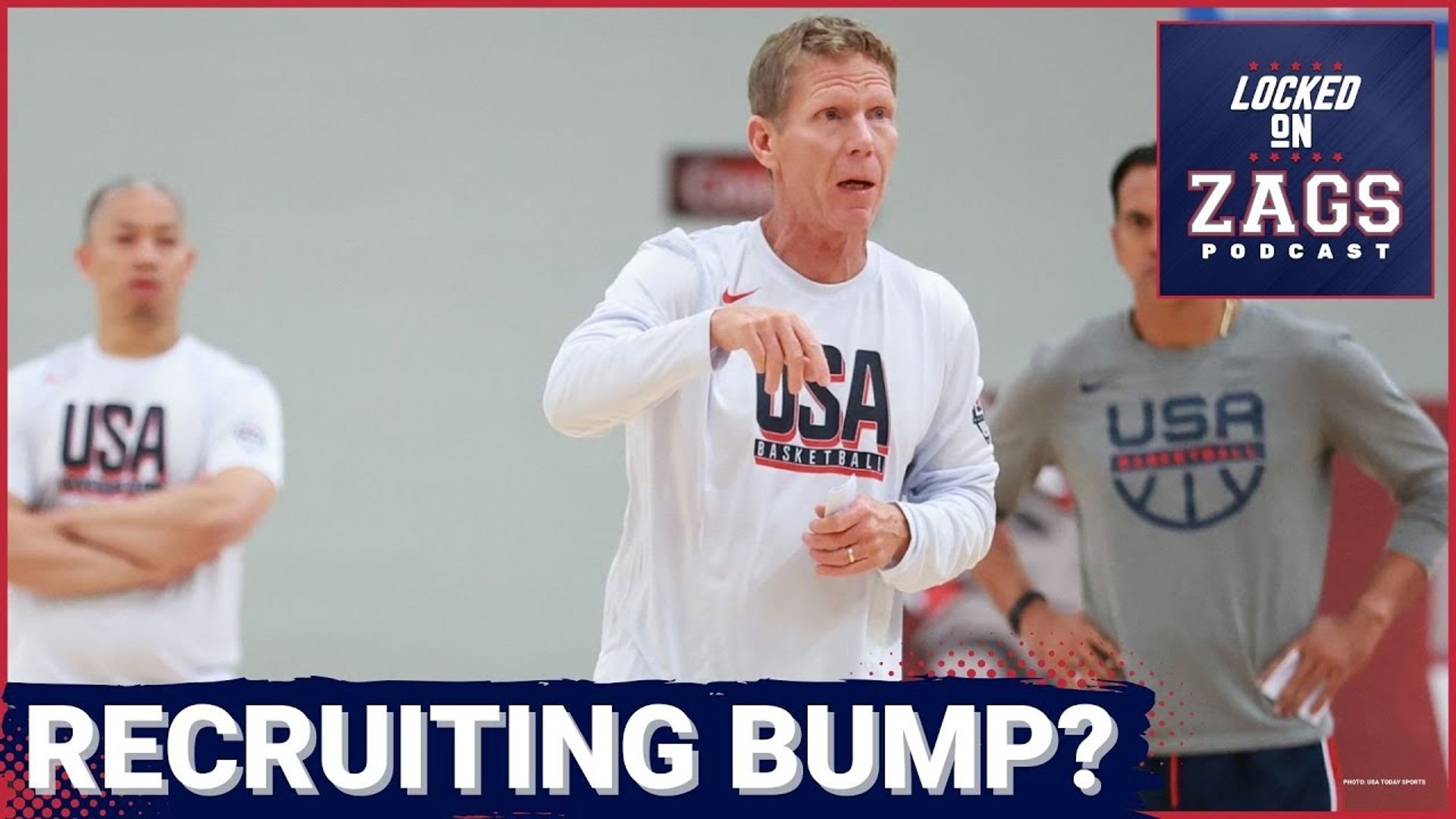 Mark Few helped lead Team USA to a win over Serbia in the Olympic men's basketball opener.