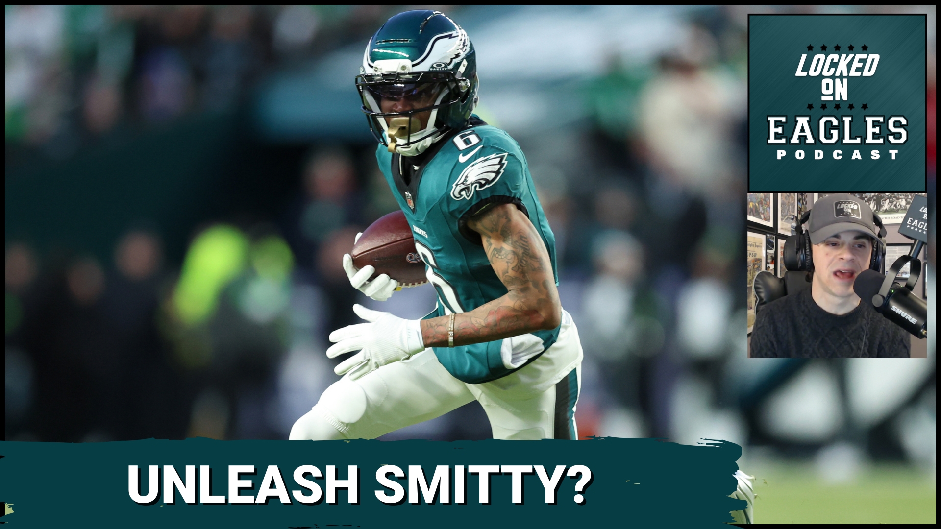 BREAKOUT: DeVonta Smith OVERTAKING A.J. Brown as WR1 if Brown stays ...