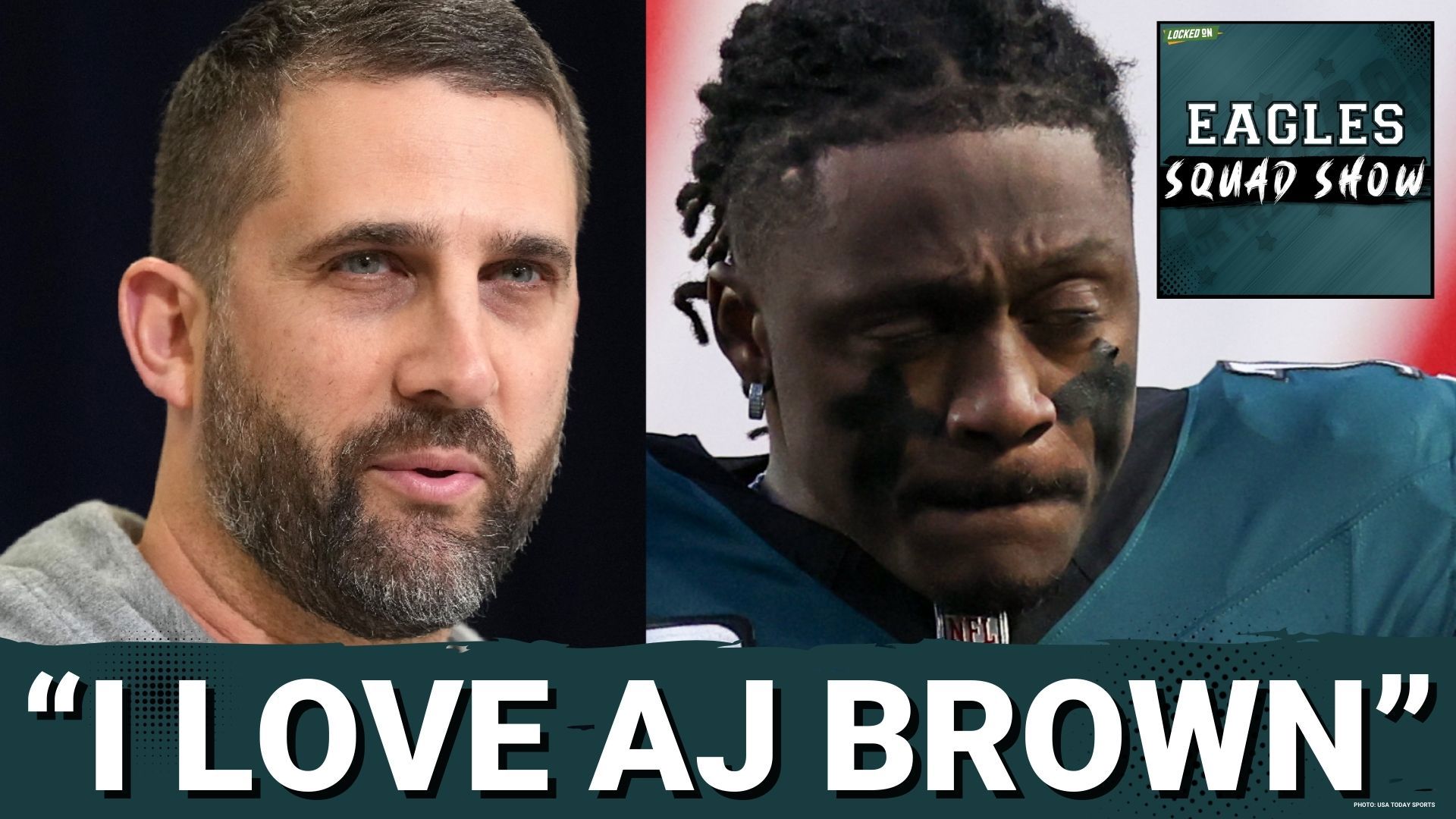 EAGLES SQUAD SHOW: Nick Sirianni tries the Love Game with AJ Brown ...
