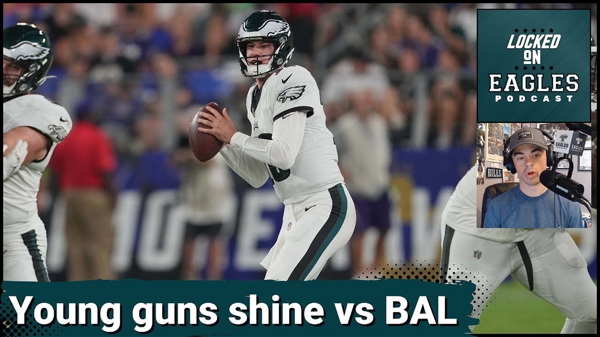 Jalen Carter, Tanner McKee, and the Philadelphia Eagles young guns stood out on Saturday night despite a 20-19 loss to the Baltimore Ravens in the preseason opener.