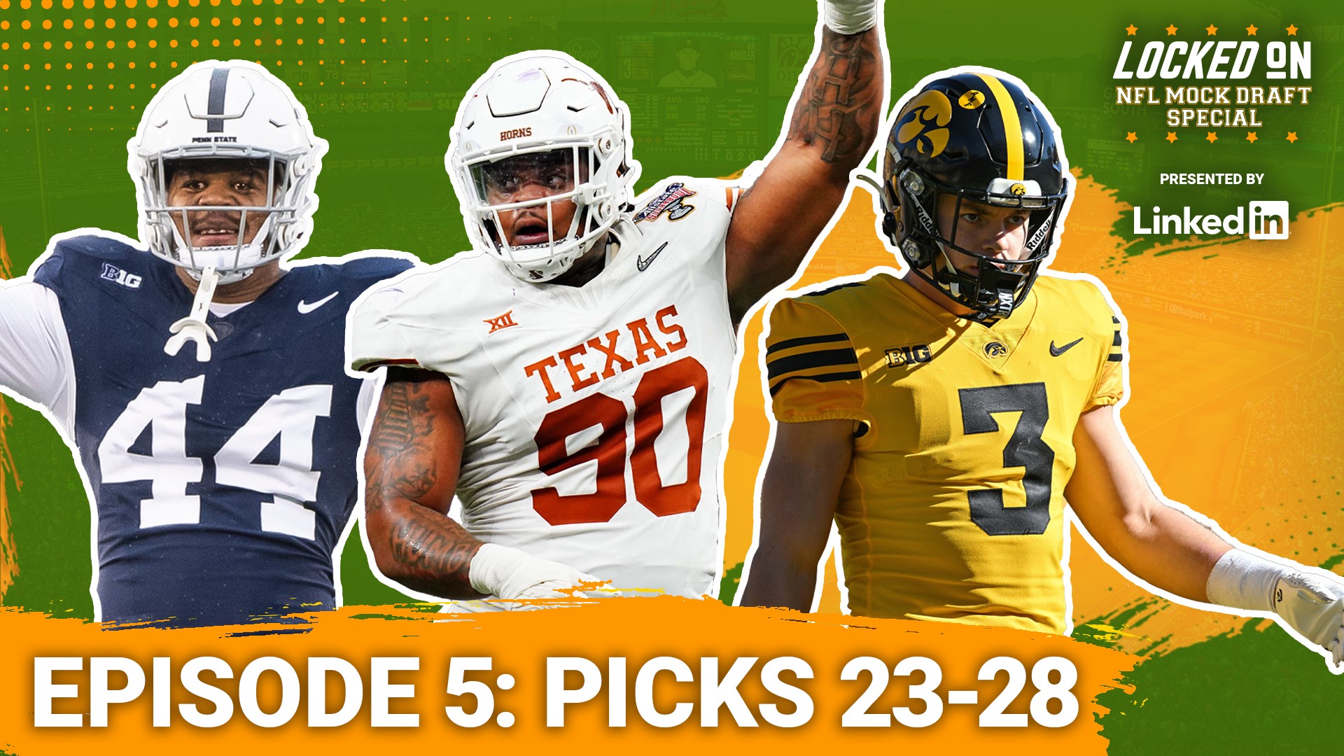 2024 Locked On NFL Mock Draft Episode 5 — Cardinals, Cowboys, Packers