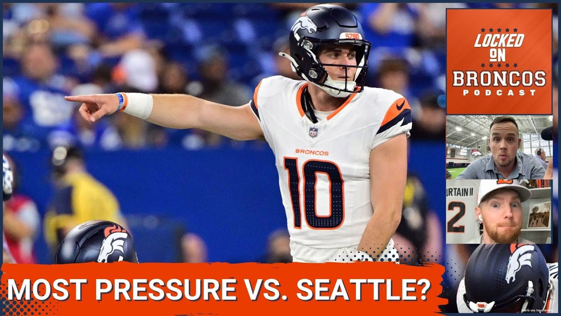 Denver Broncos QB Bo Nix has the most pressure on him Sunday against the Seattle Seahawks to open up Week 1.