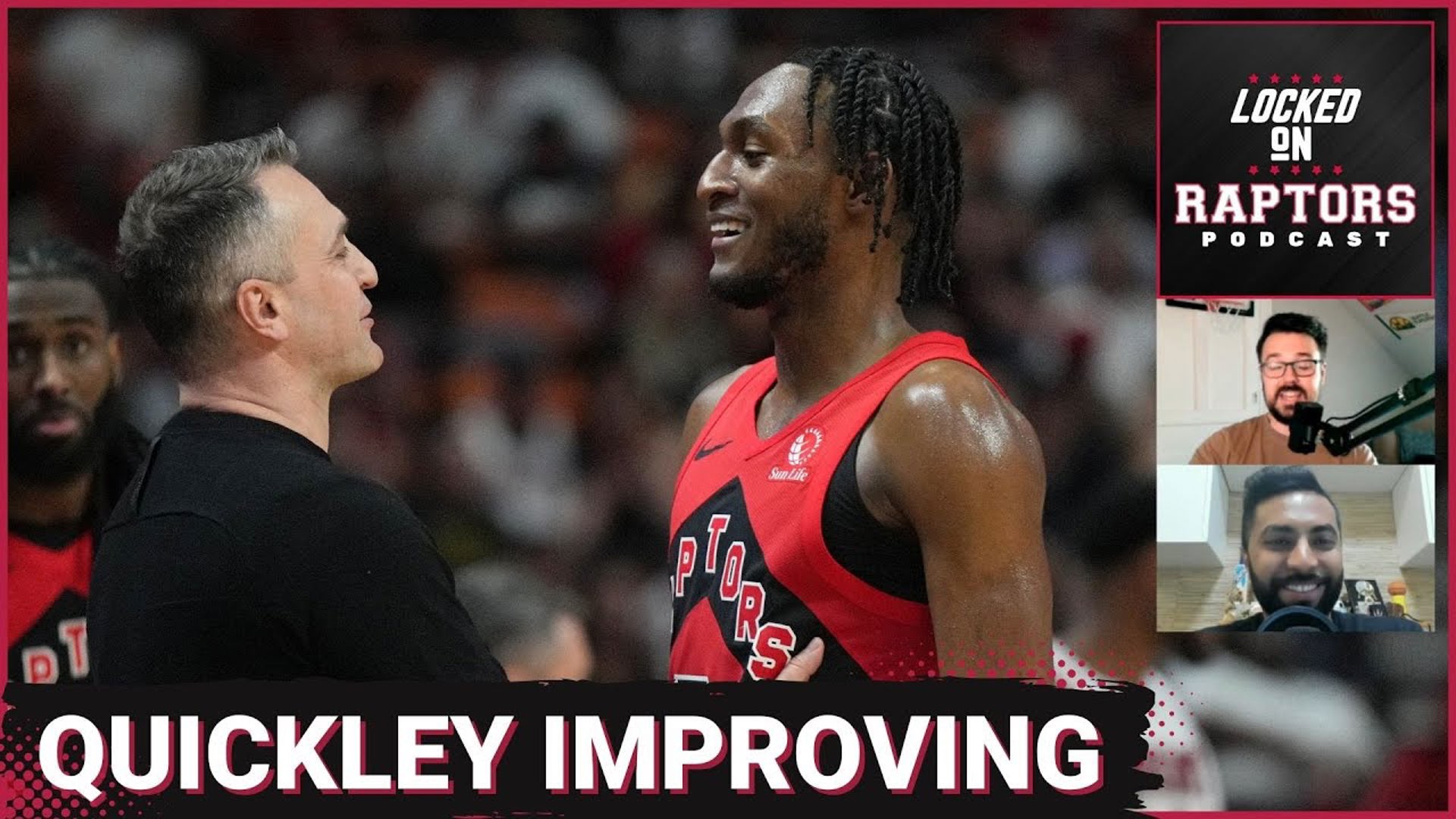 In Episode 1640, Sean Woodley is joined by Vivek Jacob (Raptors in 7, Sportsnet) to chat about Toronto Raptors guard Immanuel Quickley