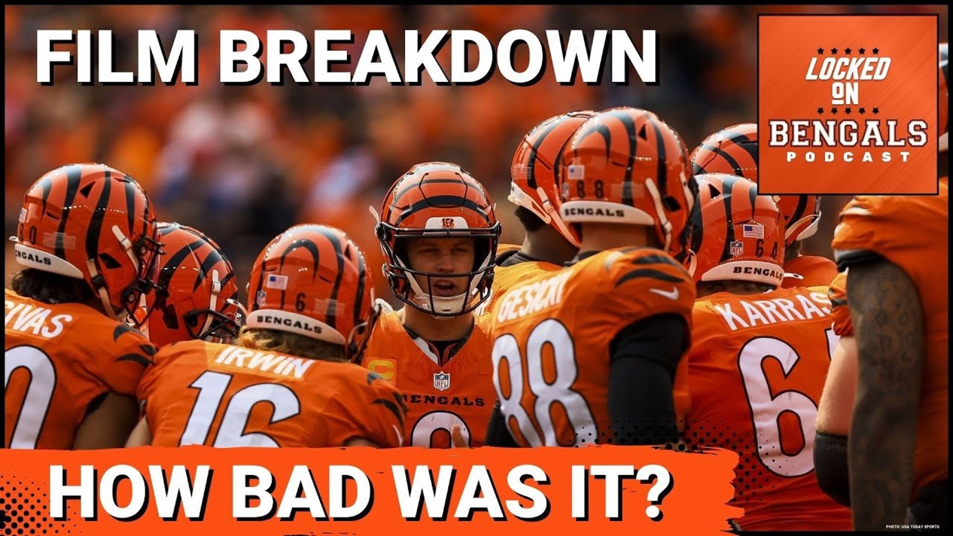 The Cincinnati Bengals lost to the New England Patriots 16-10 on Sunday.