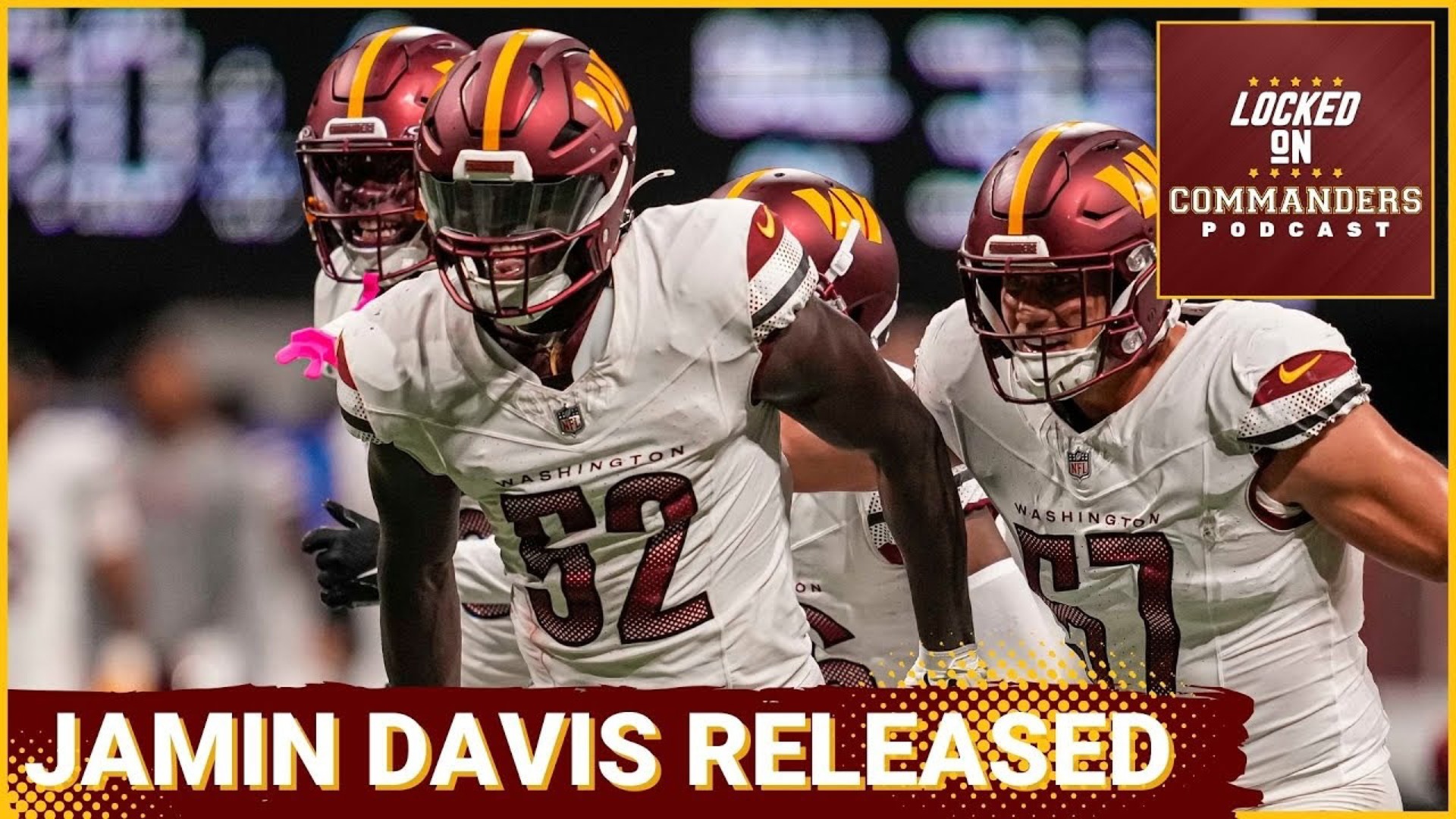 The Washington Commanders' decision to release 2021 first-round pick Jamin Davis marks a significant shift as they prepare for their Week 8 NFL clash.