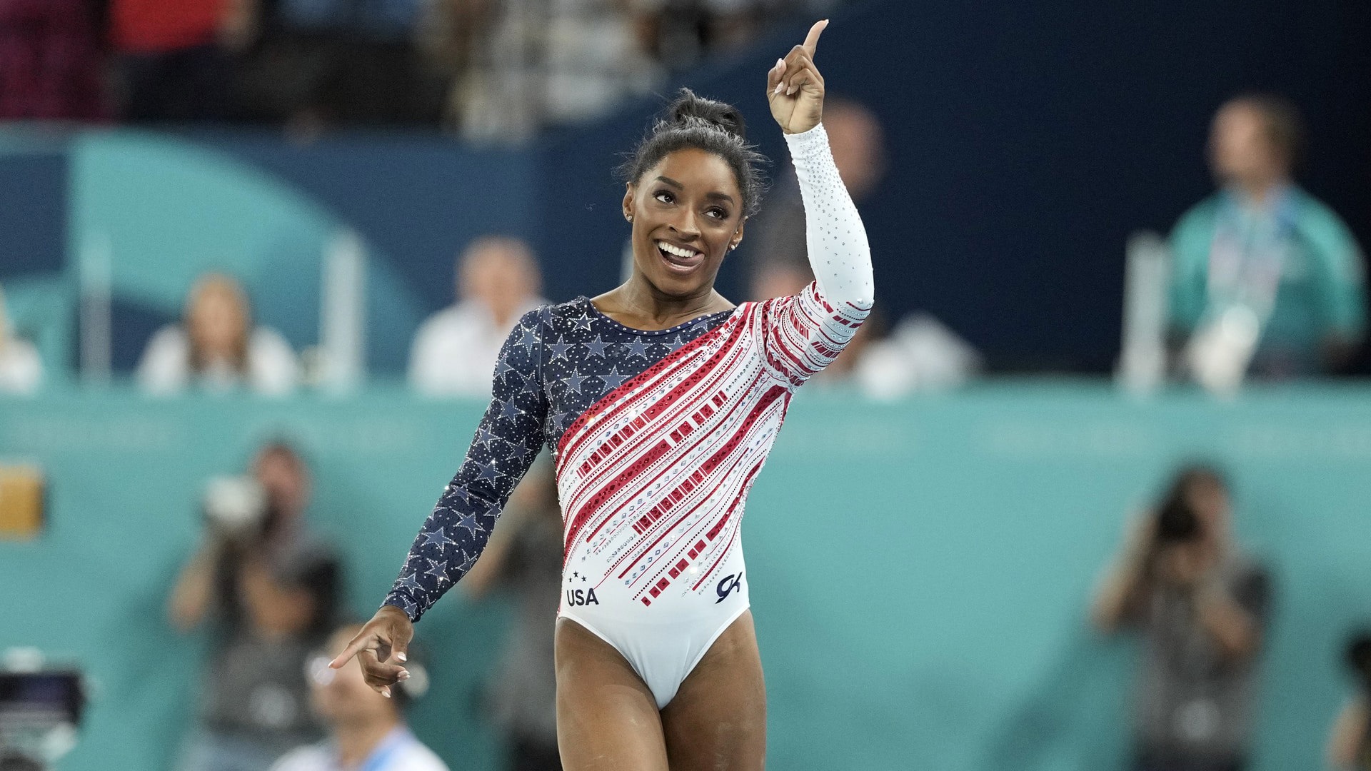 Simone Biles clinched her fifth Olympic gold medal as she made a triumphant return to the women's gymnastics team final at the Paris Games.