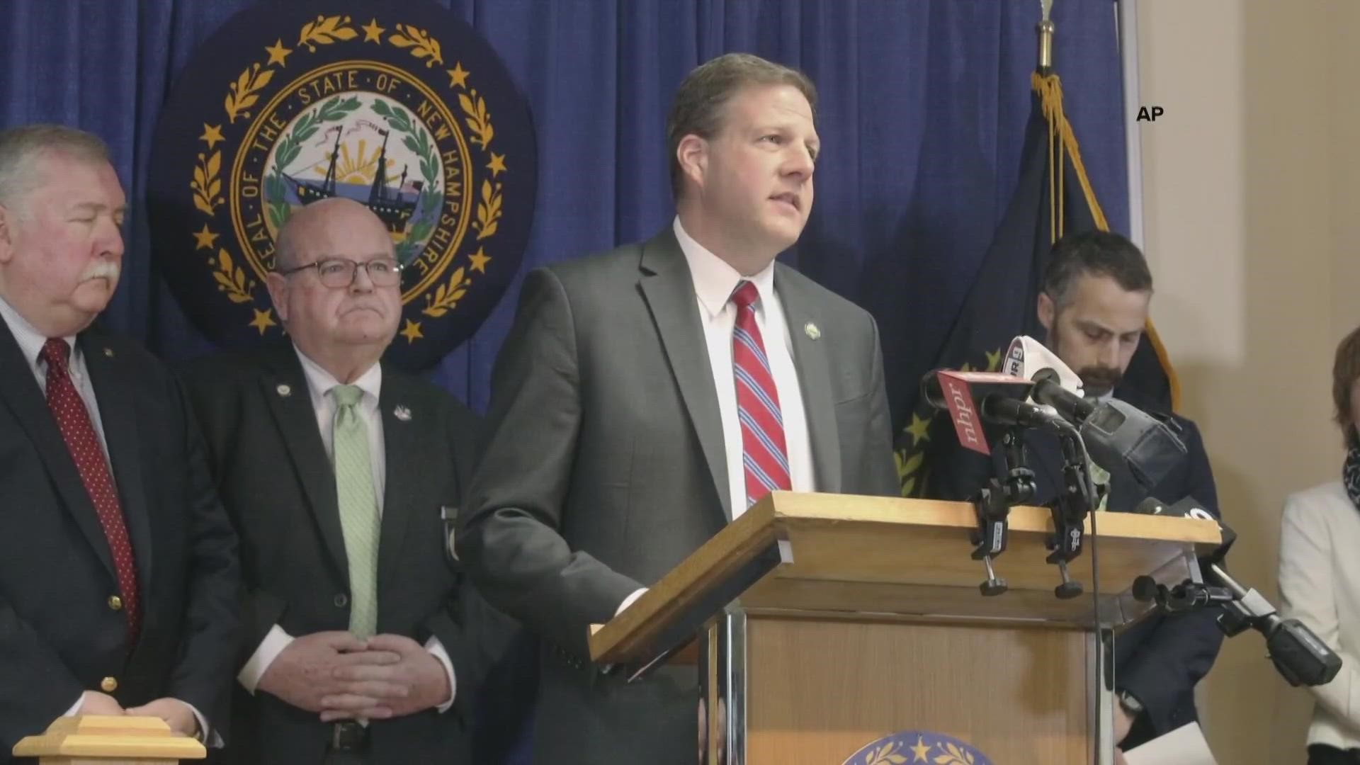 New Hampshire Republican Governor Chris Sununu says he's considering running for president in 2024.