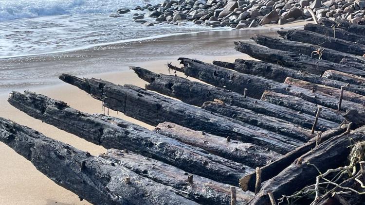 Storm exposes 1911 shipwreck in Acadia National Park