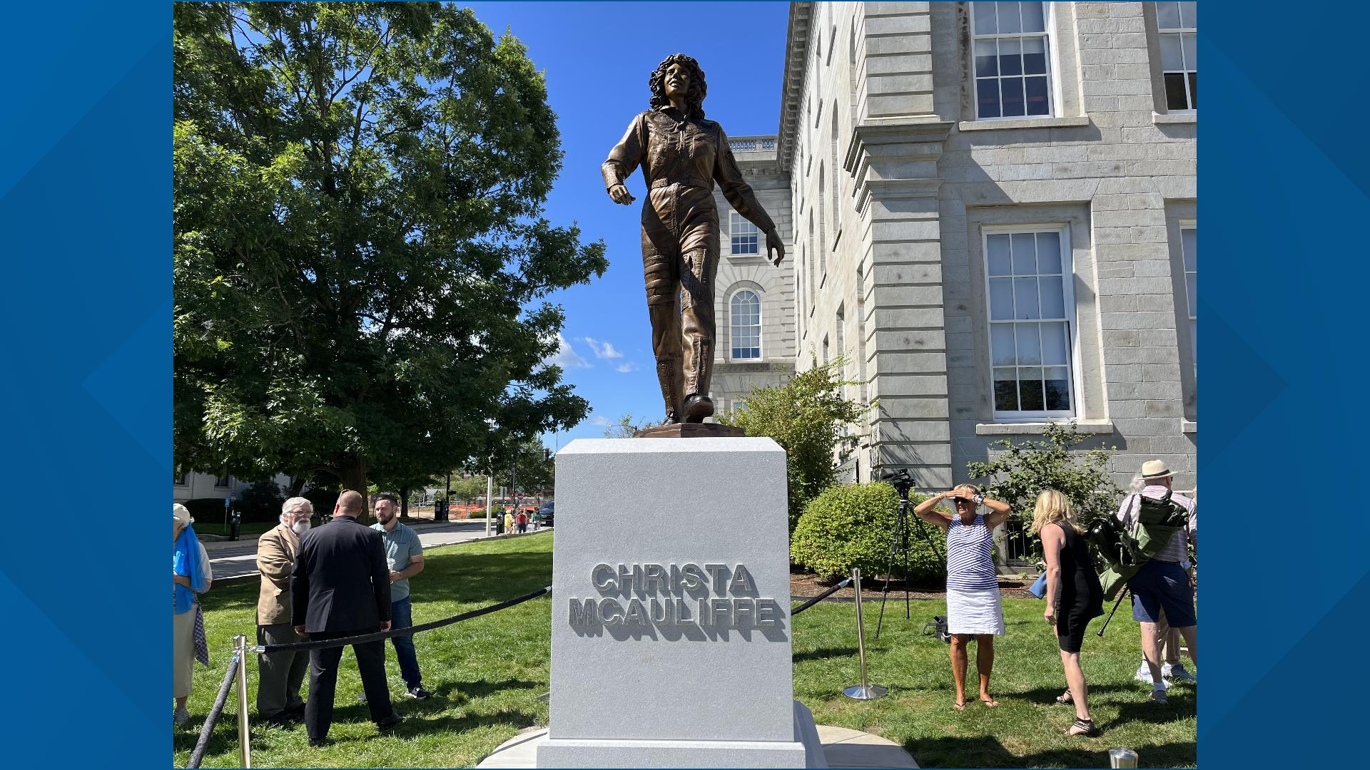 For the first time ever, the statue of a woman now sits on the grounds of the New Hampshire Statehouse.