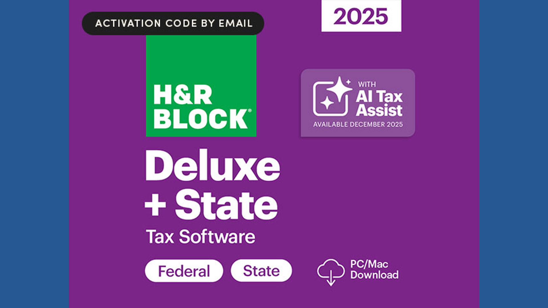 Turn tax season into a 1-day task with $35 H&R Block Deluxe software ...