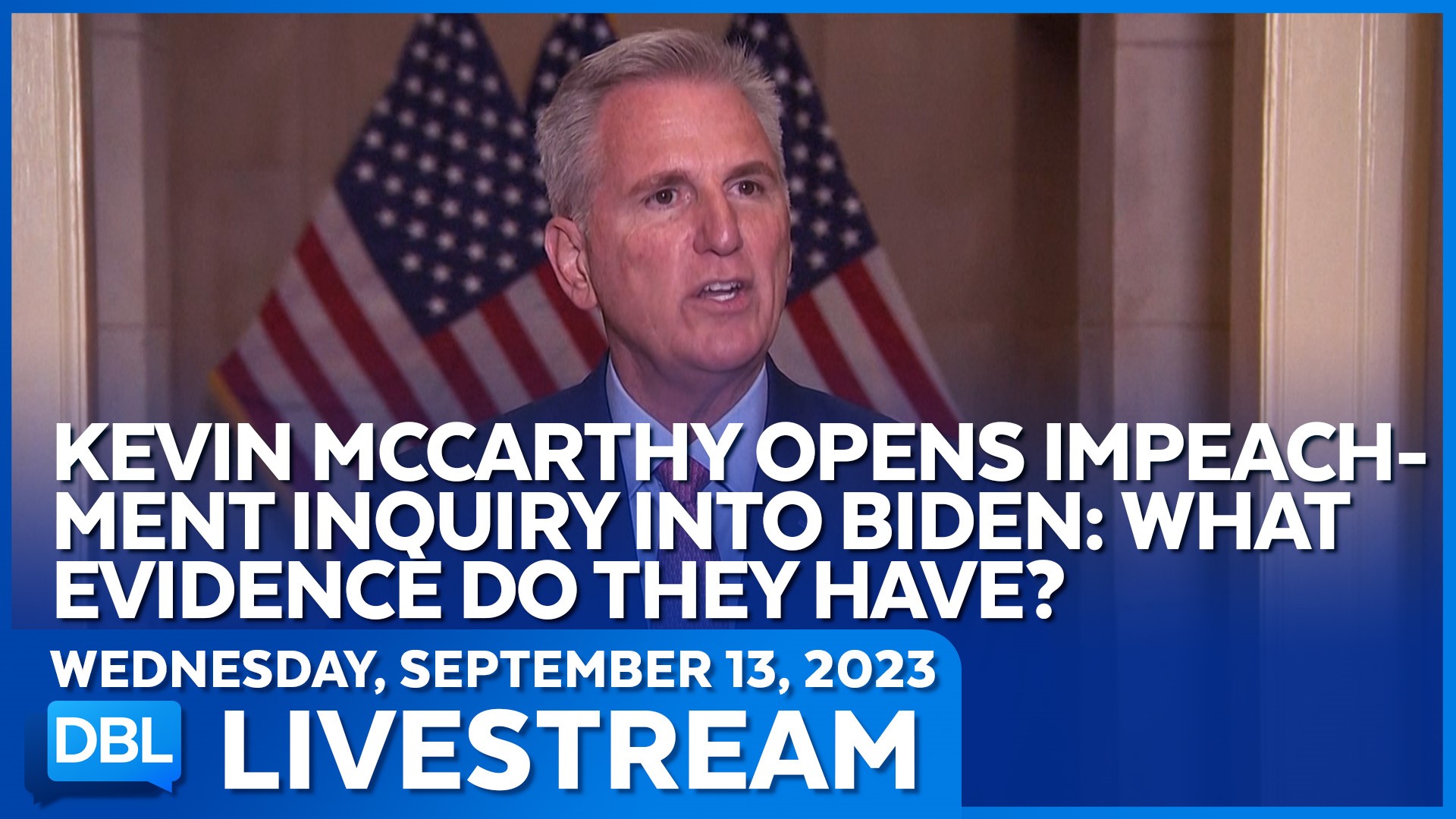 House Speaker Kevin McCarthy Announced Impeachment Inquiry of President Biden