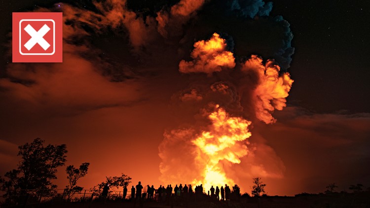 No, volcanoes are not responsible for more carbon dioxide emissions than humans