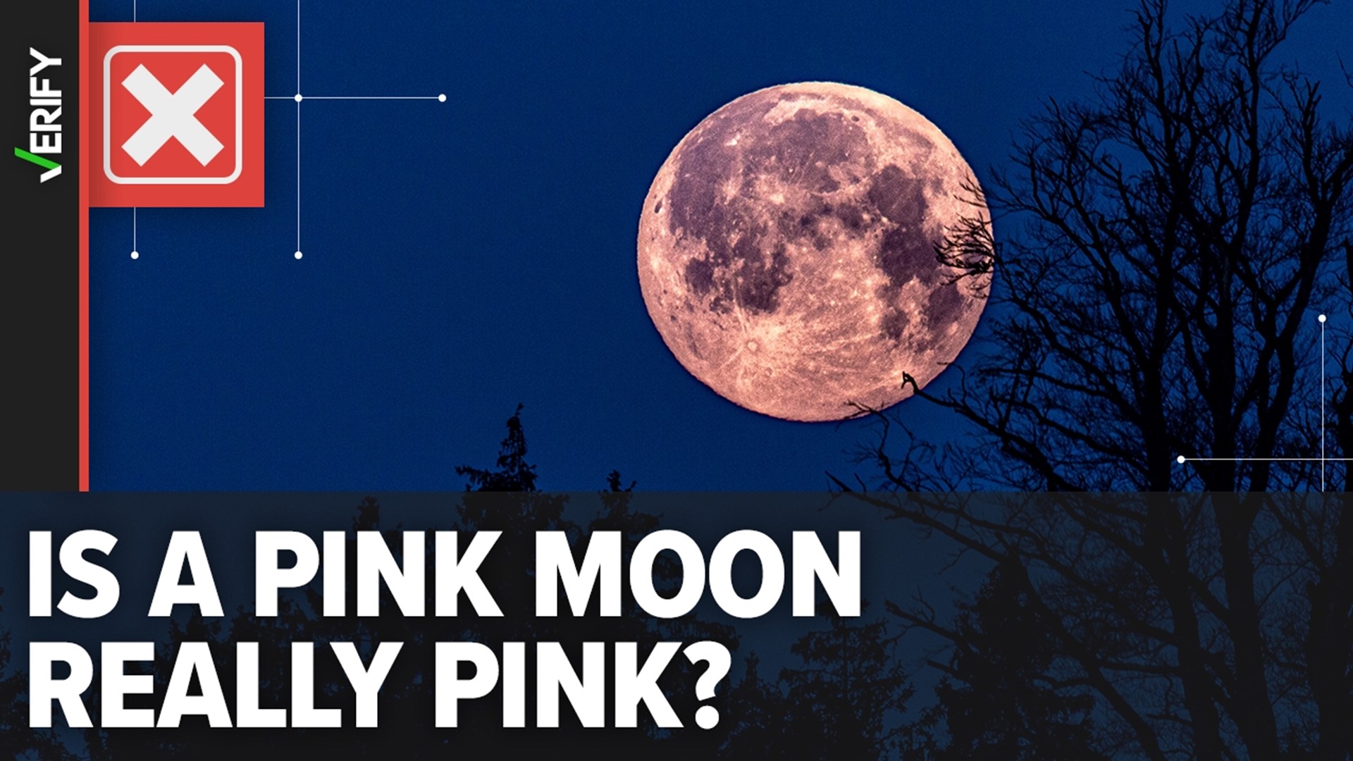 Pink moon does not actually look pink