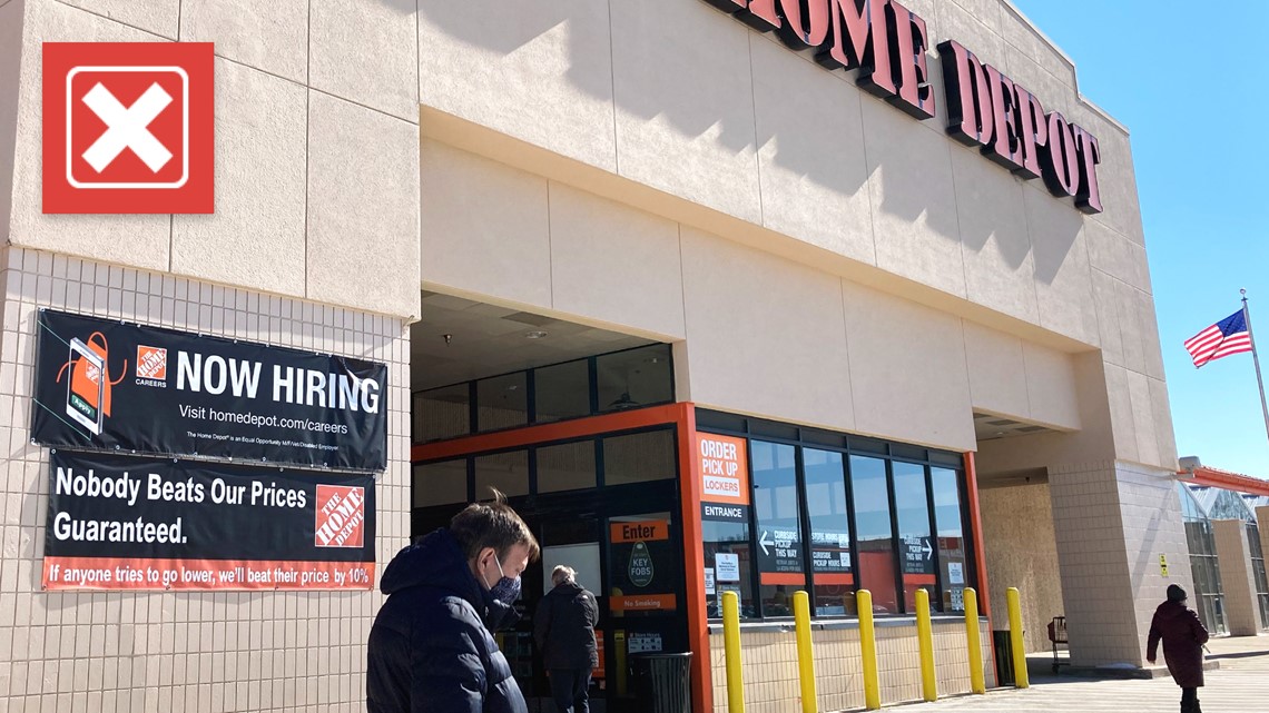 Home Depot not turning stores into drive-thrus | verifythis.com