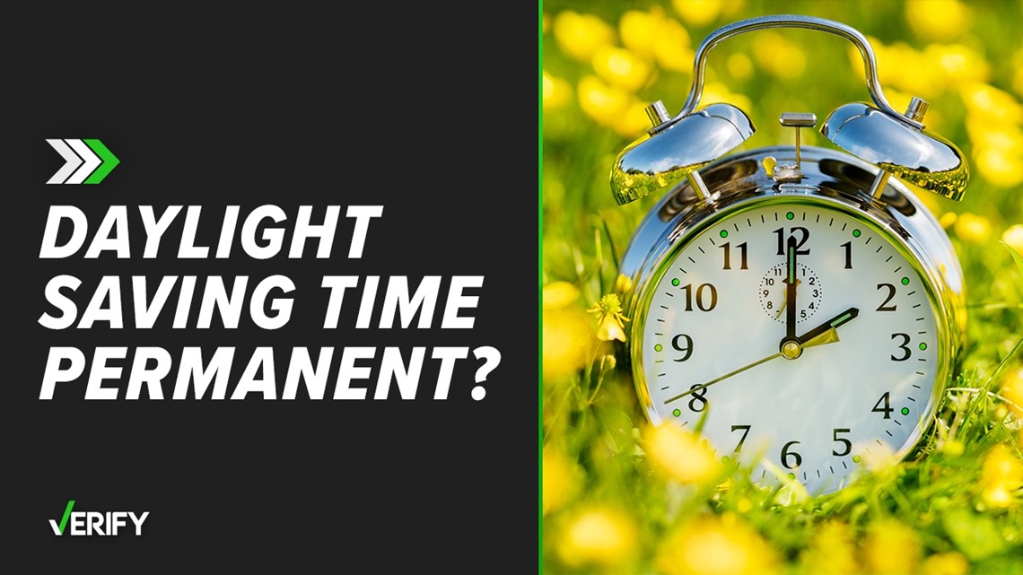 The U.S. government hasn’t made daylight saving time permanent