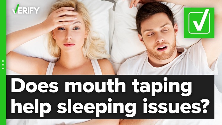 Yes, ‘mouth taping’ is a real home remedy for sleep-related issues