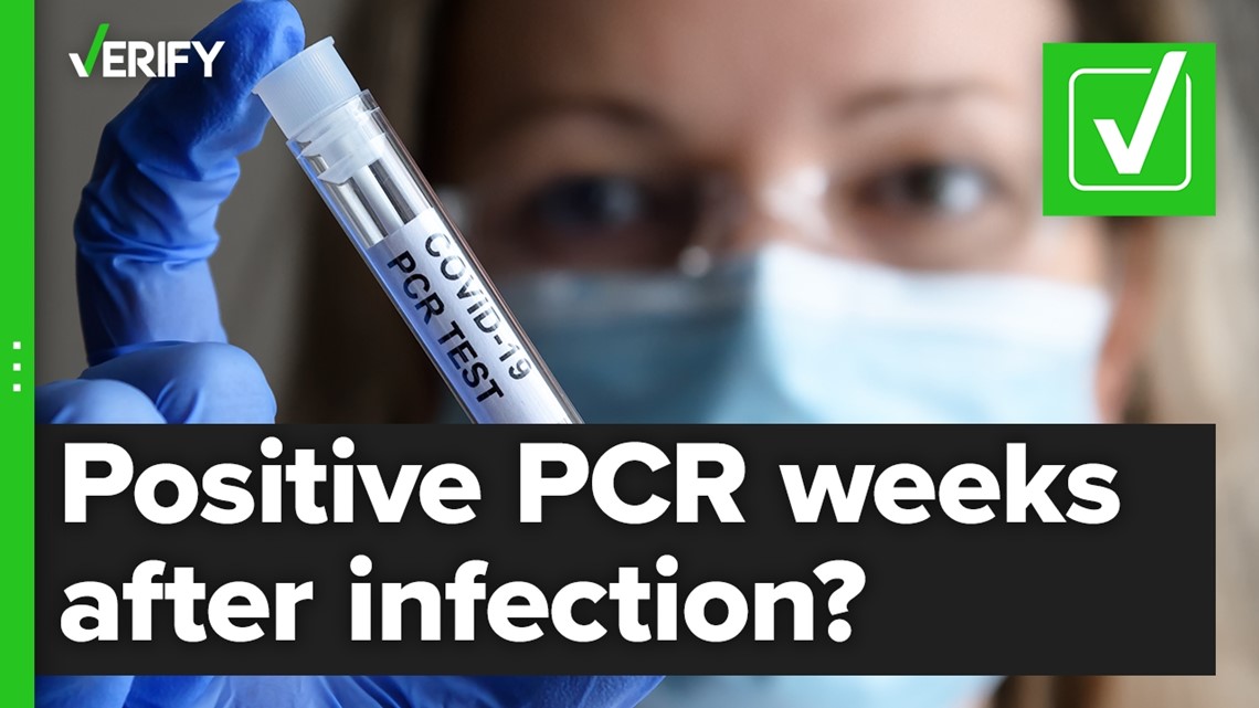You can test positive for COVID-19 on PCR tests for up to 12 weeks
