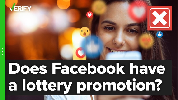 The Facebook lottery promotion is a scam