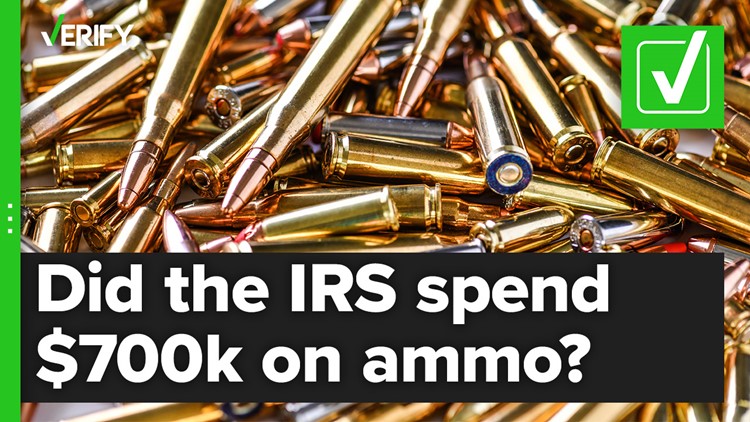 Yes, the IRS spent nearly $700k on ammo in early 2022