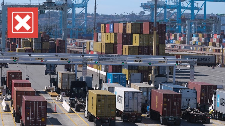 No, shipping backlog at California ports is not caused by California trucking regulations No, shipping backlog at California ports is not caused by California trucking regulations